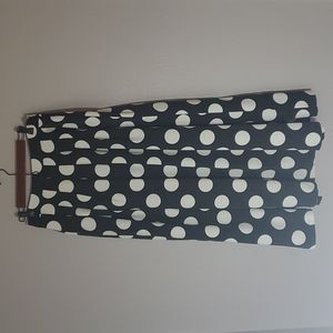 Rsvp by Talbots long Polka dot skirt size 8
